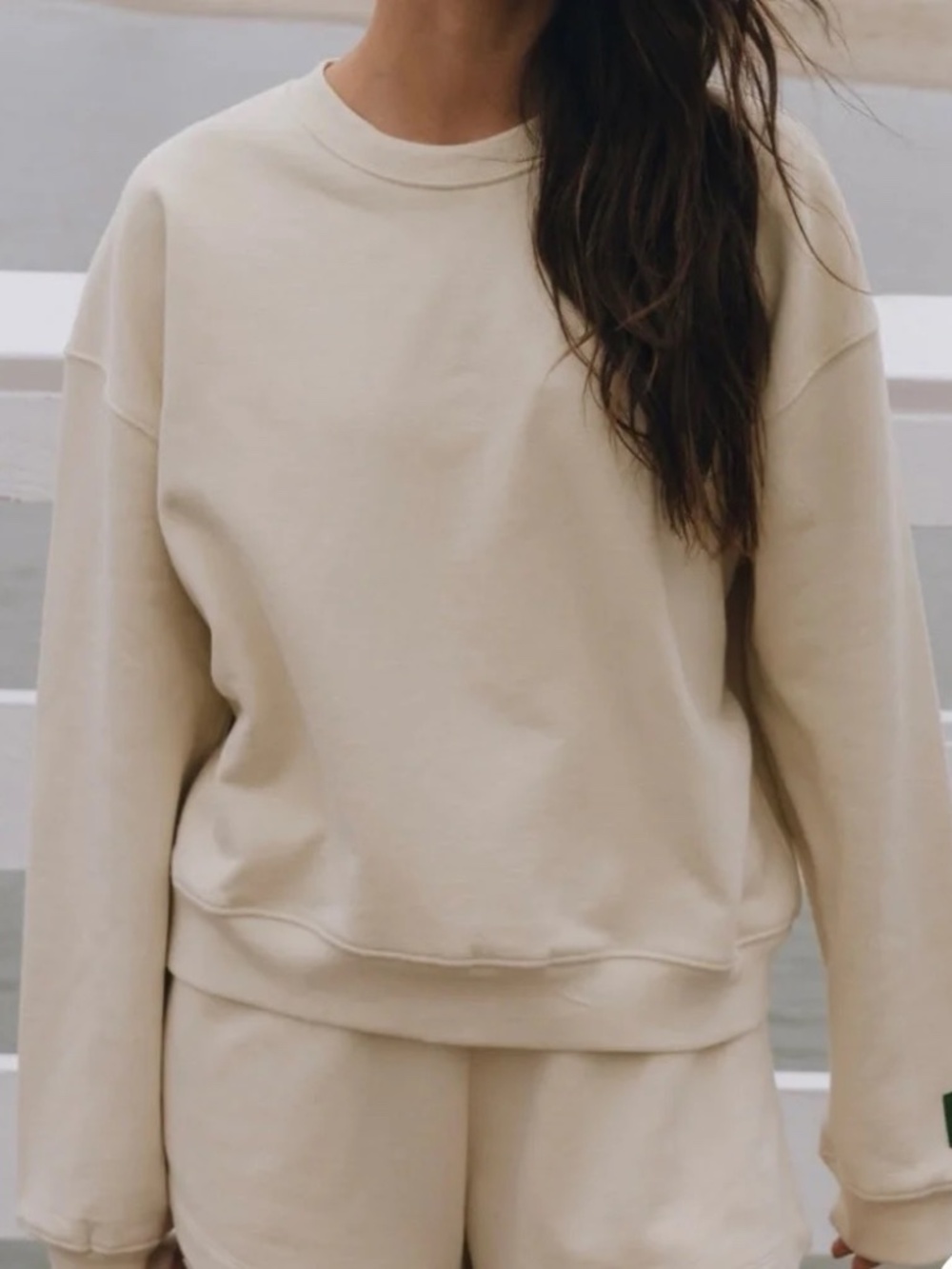 Daily Drills Classic Crew Sand Sweatshirt XS/S